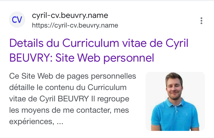 Cyril BEUVRY iPhone referencement