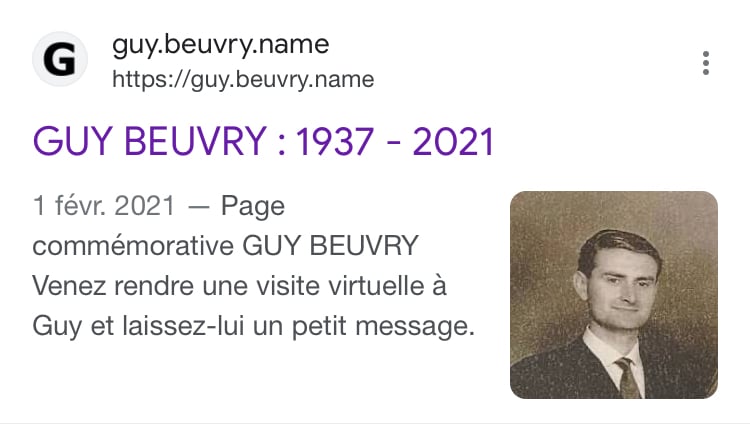 Guy BEUVRY iPhone Referencement