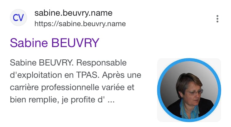 Sabine BEUVRY iPhone Referencement